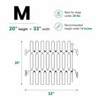 47" Steel Pet Gate – No-Drill 3M Adhesive, Fits Doors & Stairs 🐾🚪