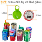 Silicone Soda Can Covers – 6-Pack with Straws 🥤✨