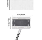 Disposable Mop, Hands-Free Floor Mop with Clamp, Dry Wet Use Dust Mop for Hardwood & Tile