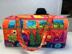 Unisex Boho Quilted Weekender Travel Bag, Lightweight & Comfortable, Hippie Design