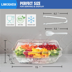 Ice Chilled Dip Bowl Set – 2‑Pack, Stainless Steel + Acrylic 🧊🥣