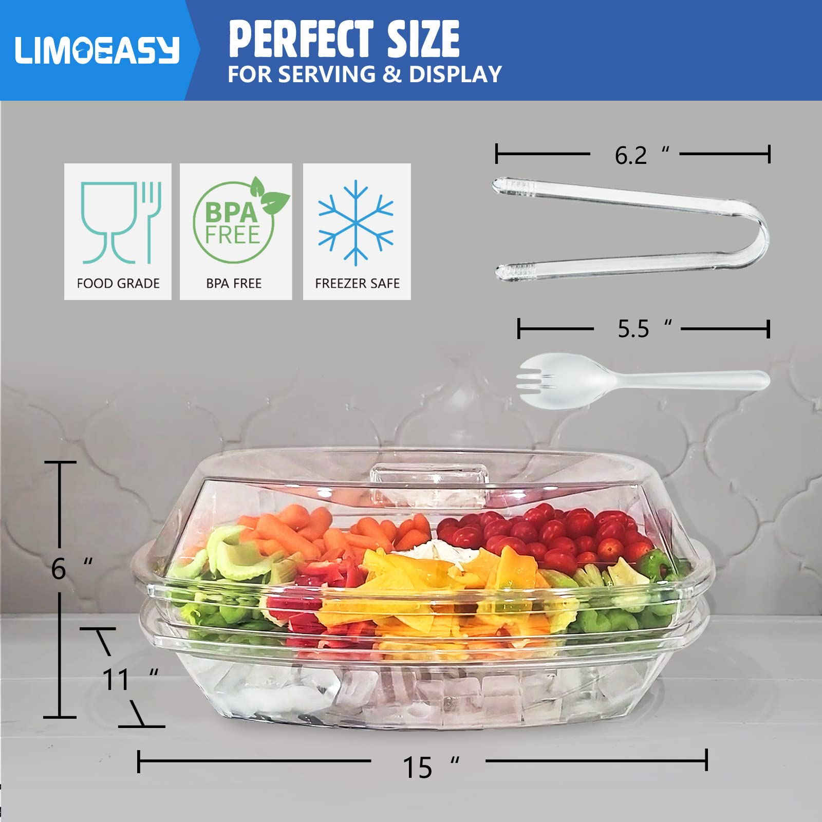 Ice Chilled Dip Bowl Set – 2‑Pack, Stainless Steel + Acrylic 🧊🥣