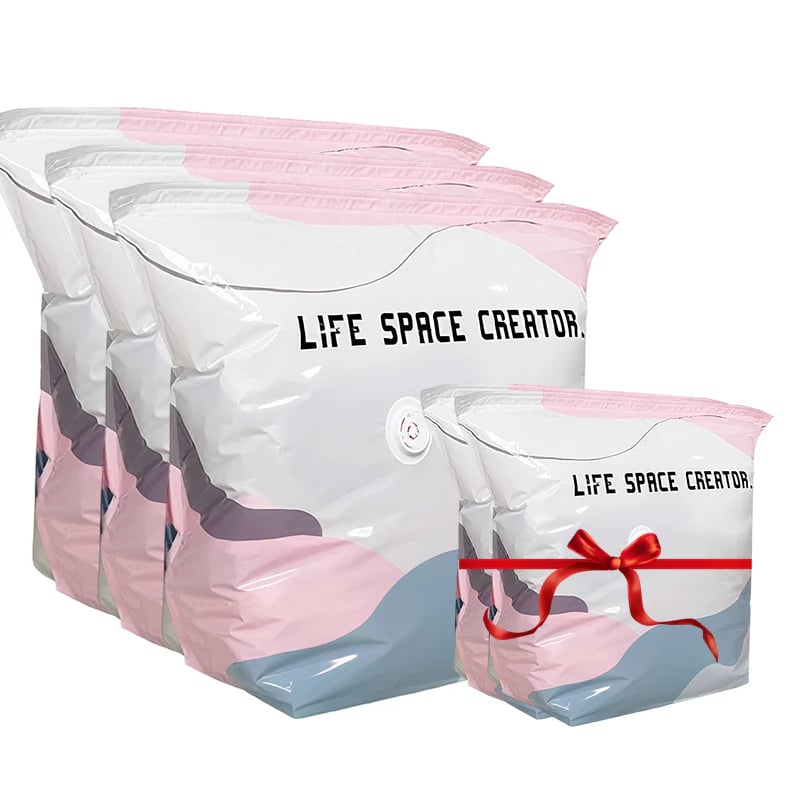 No‑Pump Vacuum Storage Bags – 3‑Second Compression, 80% Space Saved 🧳💨