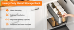 Under Sink Organizer with Sliding Drawer – 16" Deep Shelf 🚪🗂️