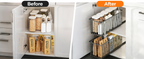 Under Sink Organizer with Sliding Drawer – 16" Deep Shelf 🚪🗂️