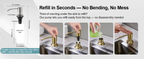 Brushed Nickel Pull-Down Kitchen Faucet – Single Handle, Compact Design
