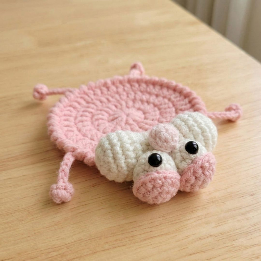 8 in1 derpy friends coaster crochet pattern