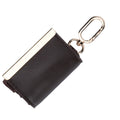 Keychain Foldable Tote Bag – Nylon &Leather, Expandable Design 👜🔑
