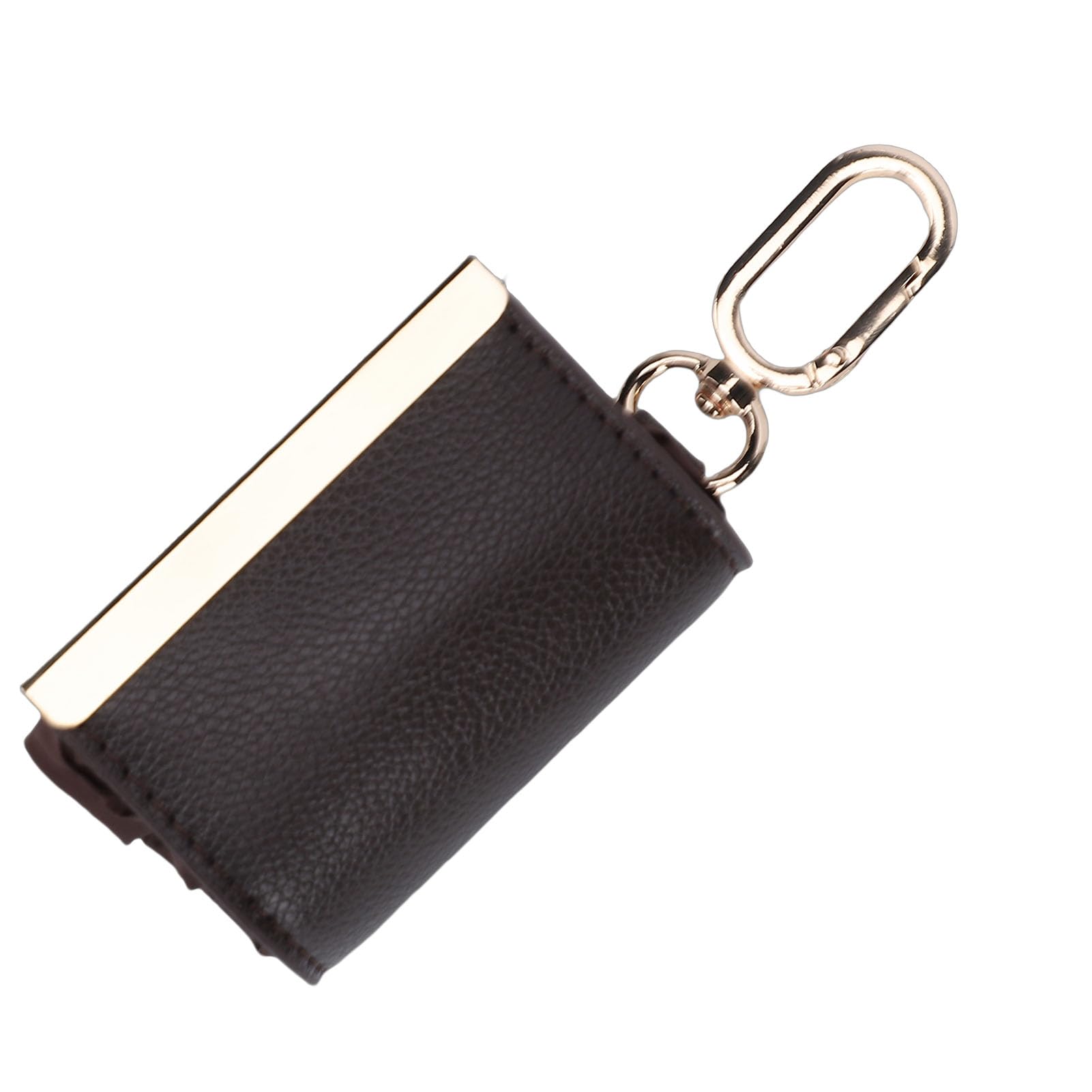 Keychain Foldable Tote Bag – Nylon &Leather, Expandable Design 👜🔑