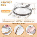 Gracenal Microwave Splatter Cover – Cleaner, Faster, Smarter Heating 🍲✨