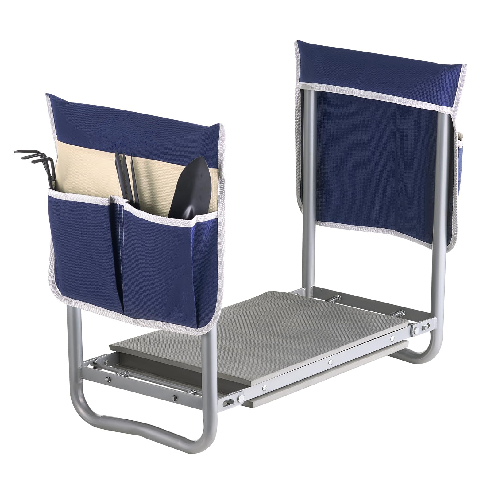 Garden Kneeler & Seat – EVA Foam Pad, Steel Frame, Tool Bags Included 🪴
