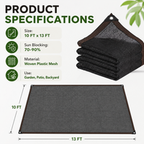 Sun Shade Net – 70-90% UV Block, Reinforced Grommets ☀️🏘️