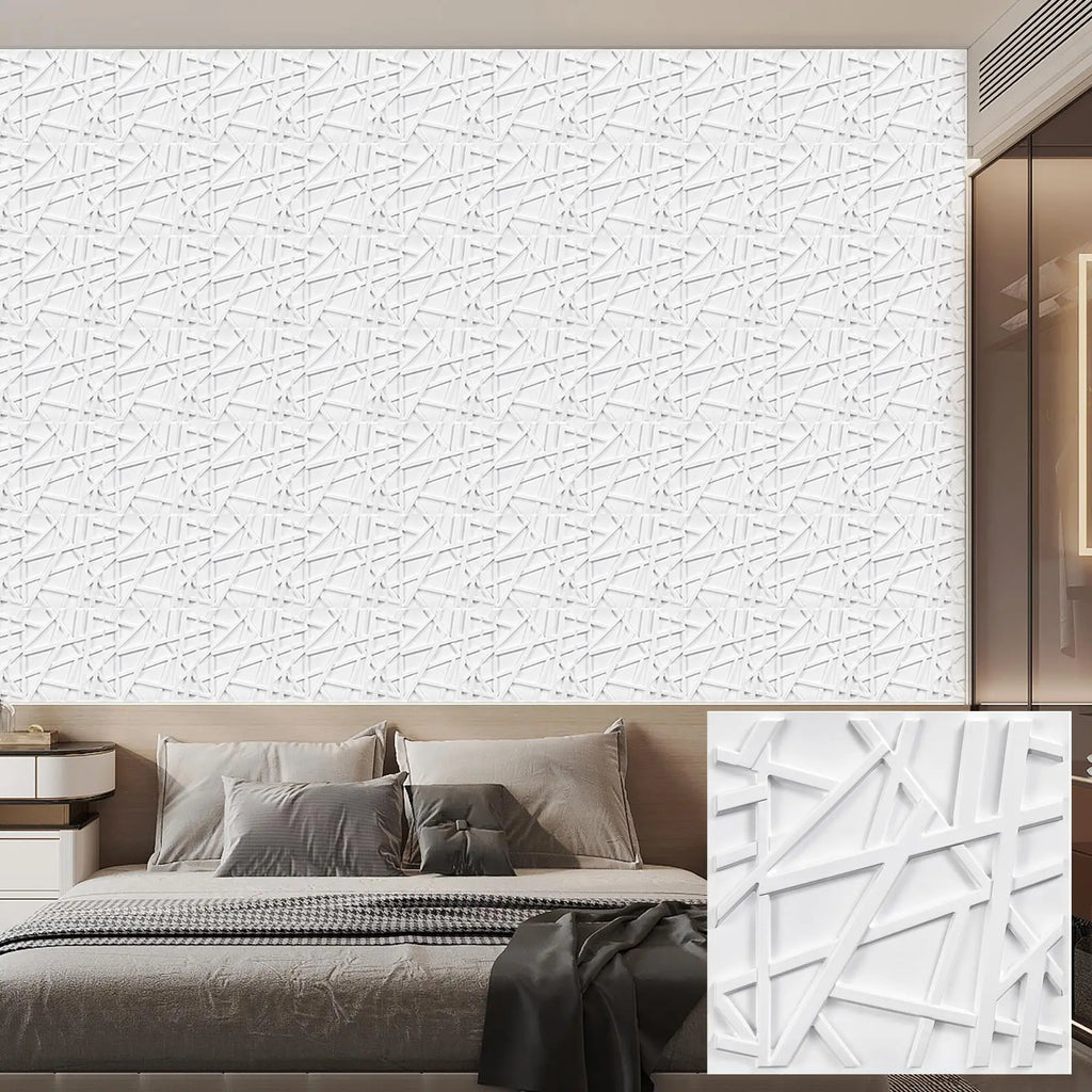 3D PVC Wall Panels – Diamond Texture Peel &Stick Tiles  ✨🧱