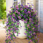 12-Pack Faux Orchid Plants – UV Resistant, No Maintenance 🌸
