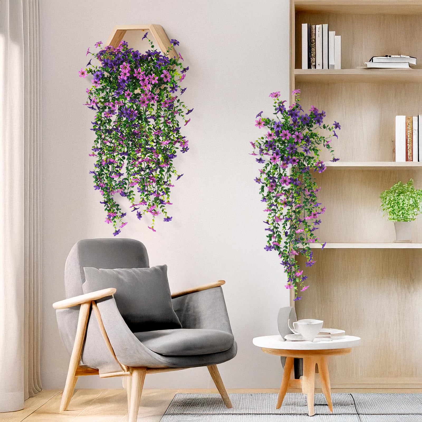 12-Pack Faux Orchid Plants – UV Resistant, No Maintenance 🌸