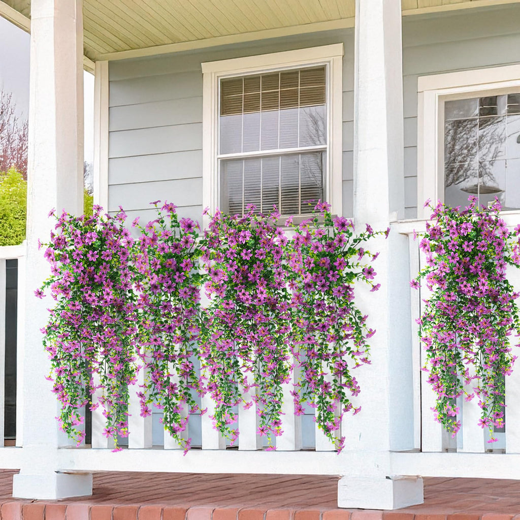 12-Pack Faux Orchid Plants – UV Resistant, No Maintenance 🌸
