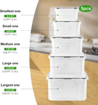 Produce Storage Containers with Colander – Leakproof & Fridge Organizers