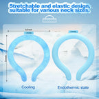 Neck Cooling Tube – Reusable, No Battery, 40–120 Min Chill 🧊🧣