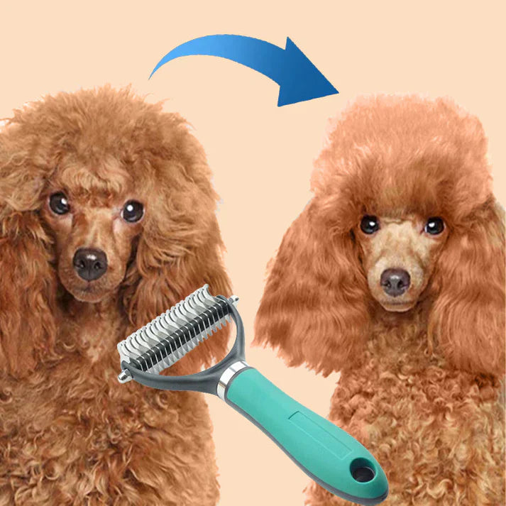2-in-1 Dematting Comb – Dual‑Sided for Pets, Safe Skin Guard 🐕✨