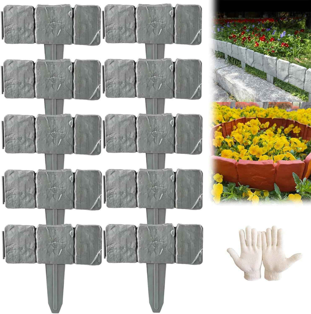 Imitation Stone Garden Edging – Flexible & Tool-Free 🌿🪨
