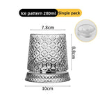 Rotating Whiskey Glass with Non-Spill Base