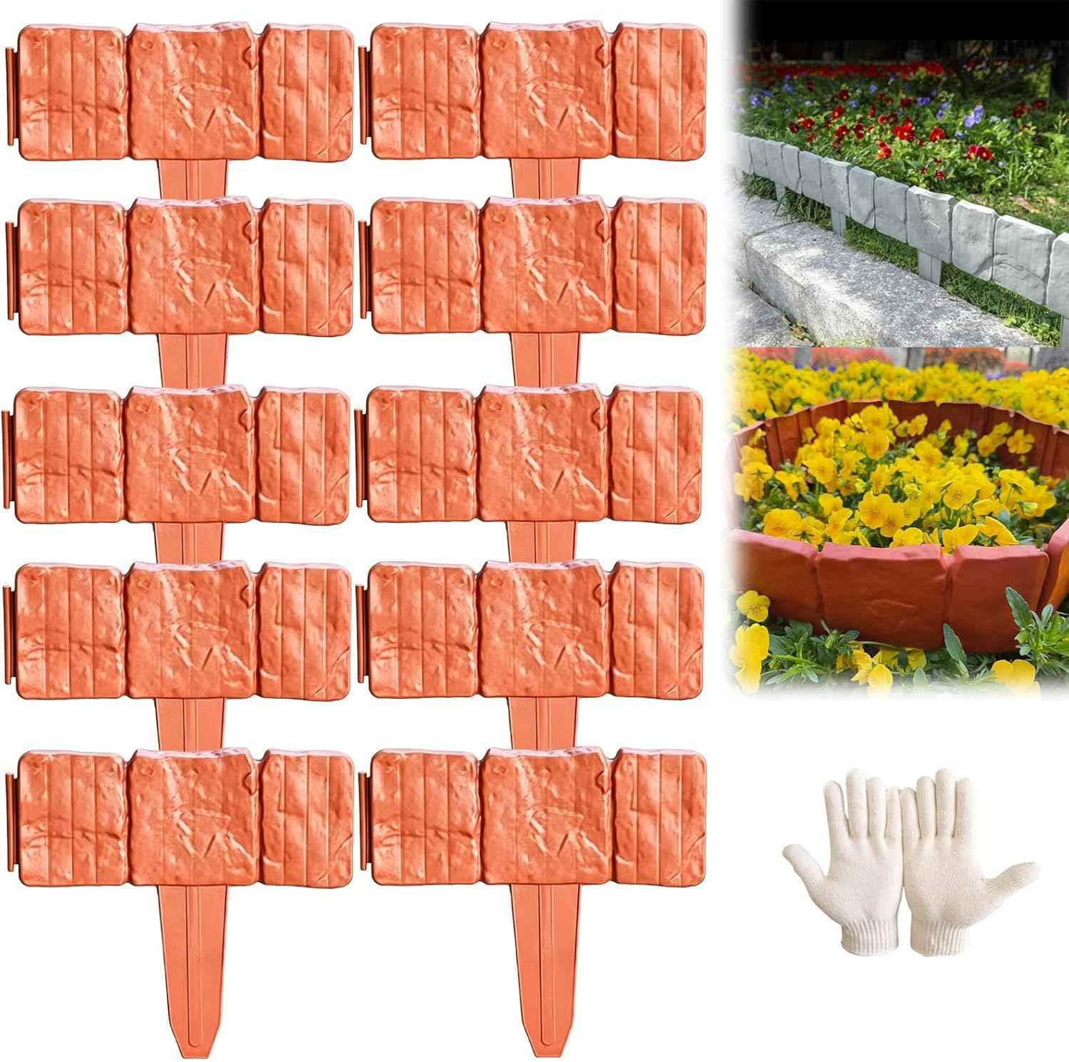Imitation Stone Garden Edging – Flexible & Tool-Free 🌿🪨