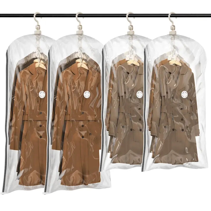 Hanging Vacuum Storage Bags – Save 80% Closet Space, Wrinkle‑Free 🧥📦
