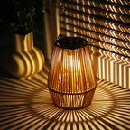 Handwoven Rattan Solar Lanterns – 2700K Warm Glow, IP65 Waterproof 🏮🌿