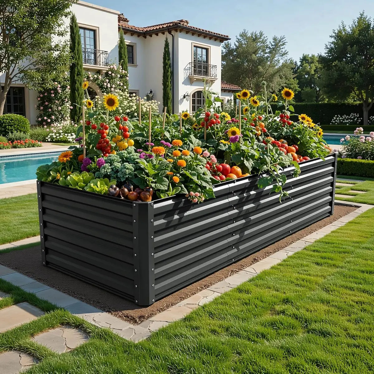 Raised Garden Bed Kit (with Gloves & Tension Bar)   🌱🛠️