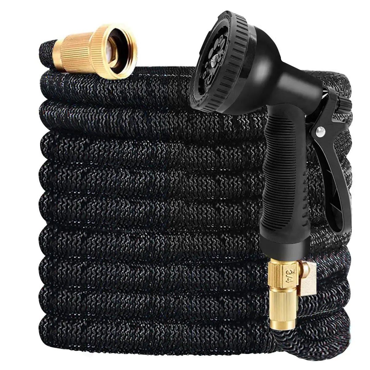 Expandable Garden Hose 75/100/150FT – 4-Layer Latex Core & Brass Fittings 🌱🚿