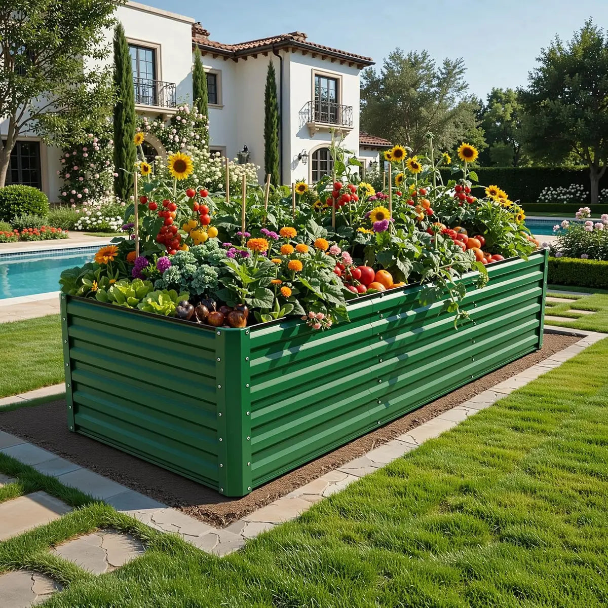 Raised Garden Bed Kit (with Gloves & Tension Bar)   🌱🛠️