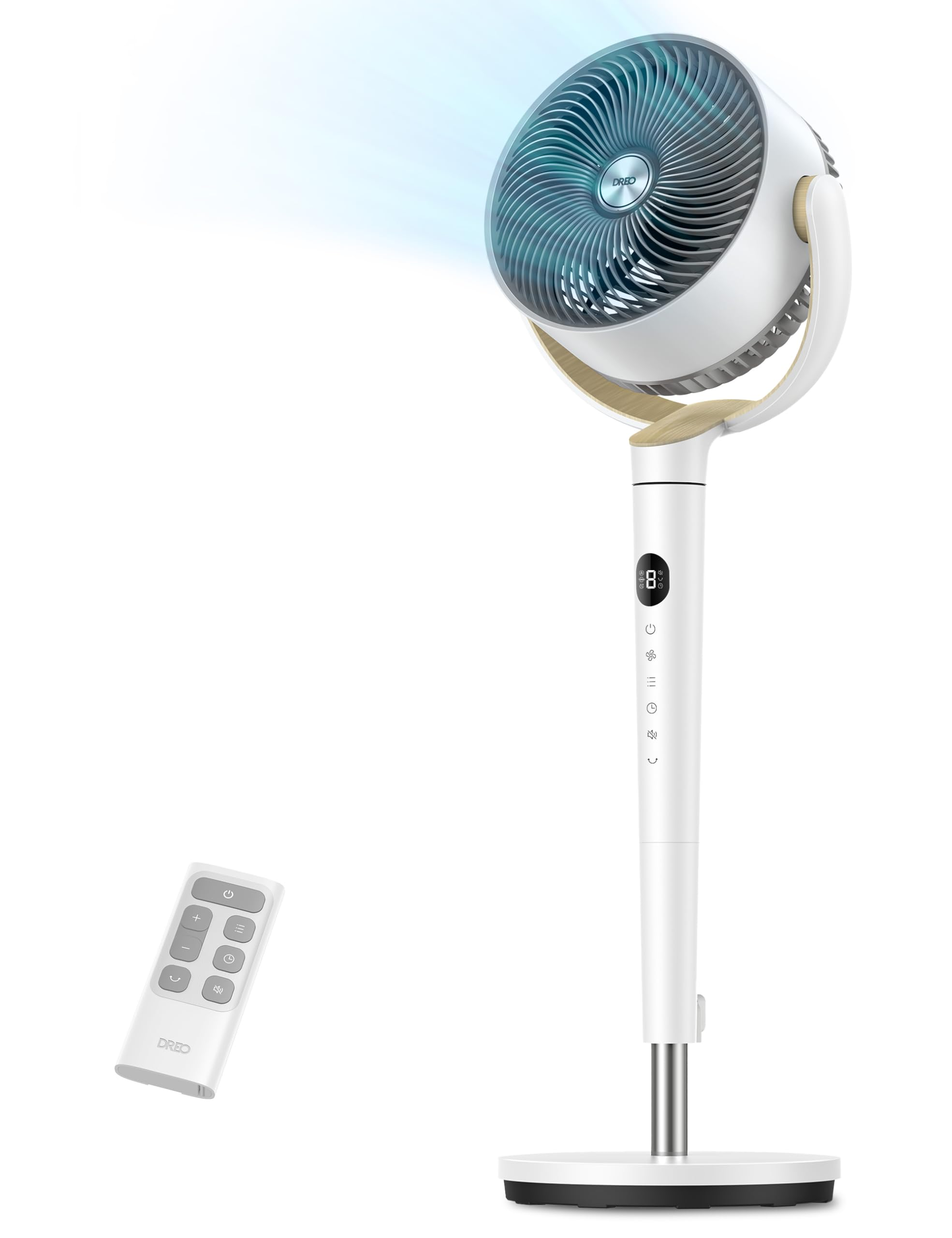 120° Oscillating Standing Fan