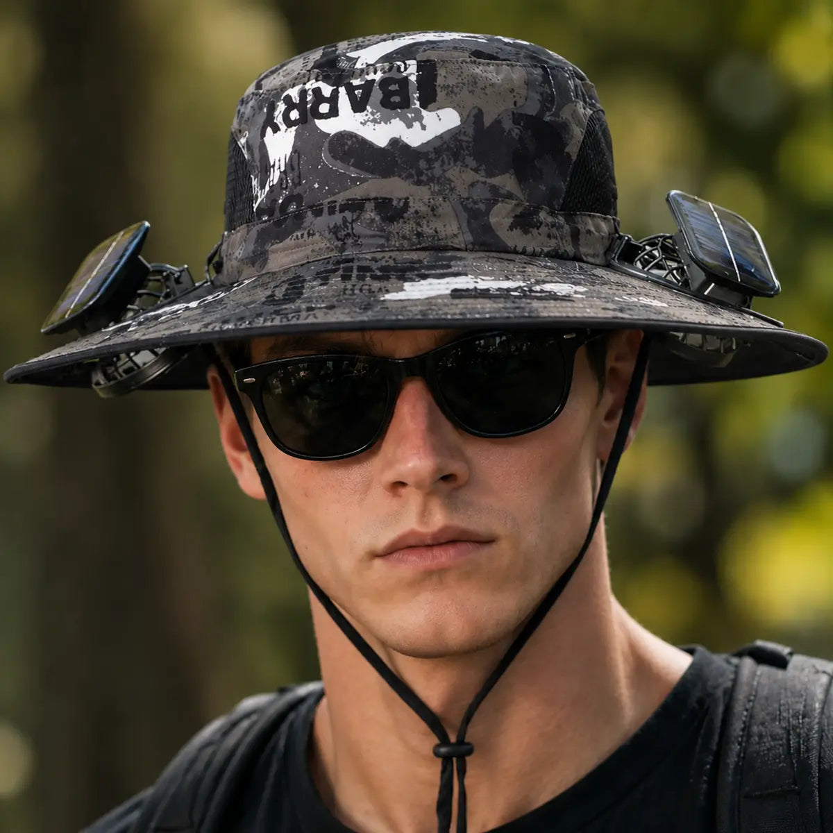Solar Cooling Hat with Dual Fans – Wide Brim & USB Rechargeable 🌞🧢