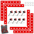 90° Corner Clamp Set – Aluminum Alloy Right Angle Clamps 📐🔩
