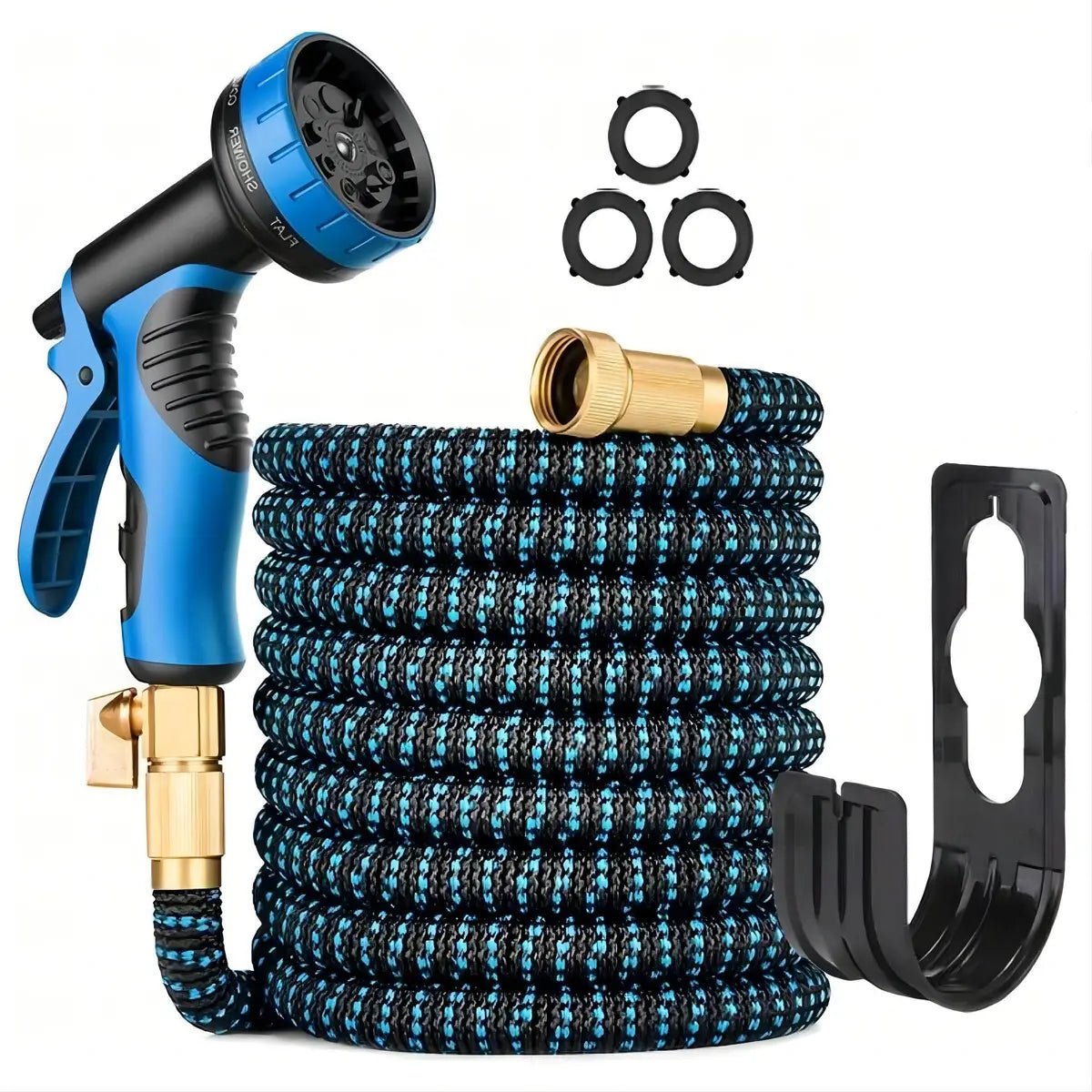 Expandable Garden Hose 75/100/150FT – 4-Layer Latex Core & Brass Fittings 🌱🚿