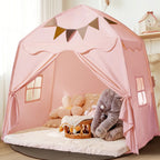 Kids Play Tent with Star Lights – Portable, Foldable Dome Teepee for Indoor & Outdoor Play