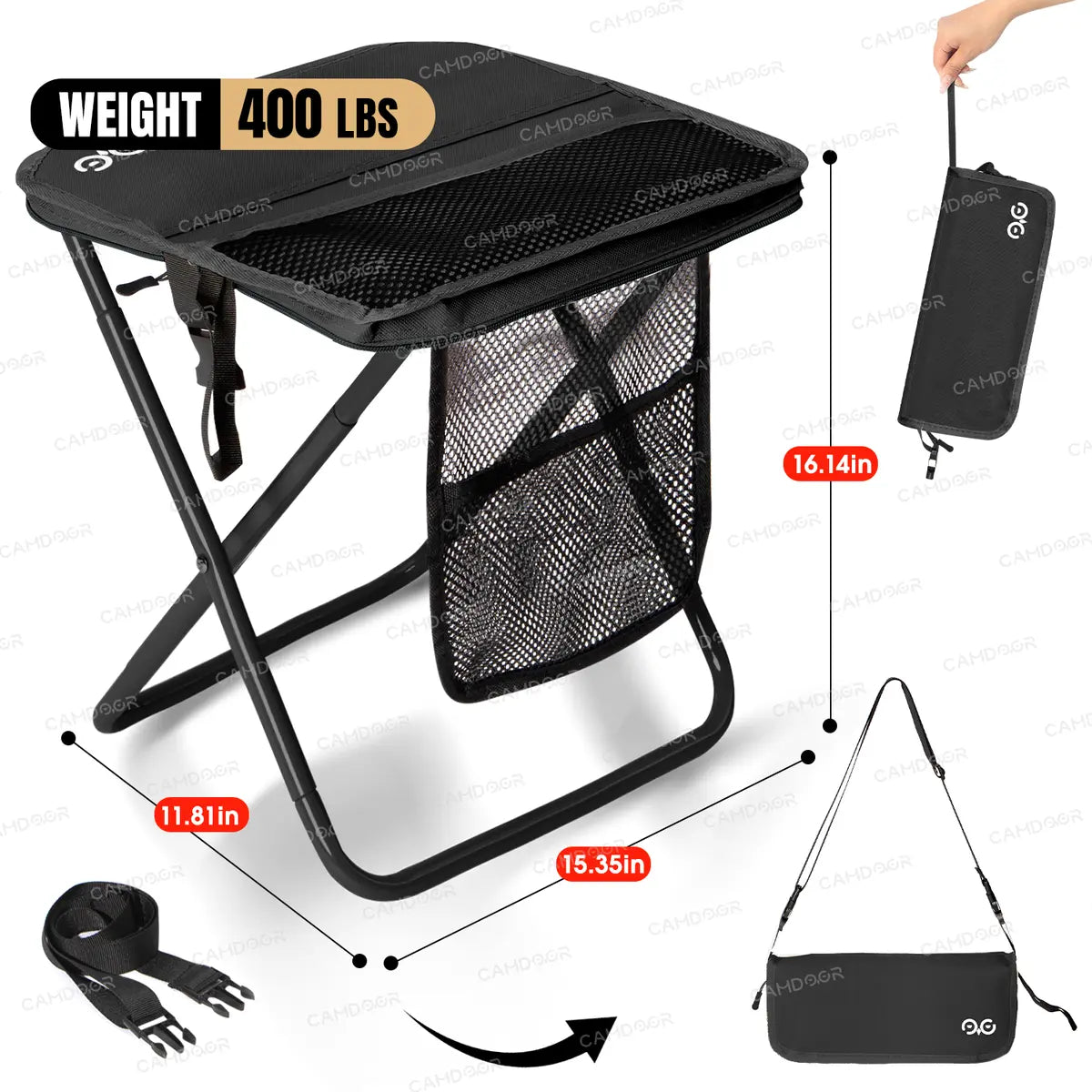 🔥⛰️[Summer Special Offer]Camdoor Ultra-Light Foldable Stool