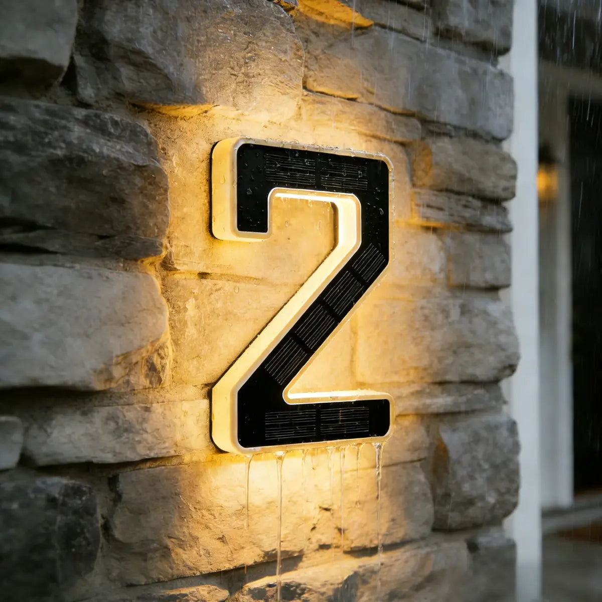 6.7" Solar‑Powered LED House Numbers – Waterproof, Self‑Illuminating 🏡✨