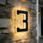 6.7" Solar‑Powered LED House Numbers – Waterproof, Self‑Illuminating 🏡✨