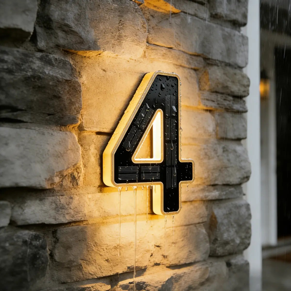 6.7" Solar‑Powered LED House Numbers – Waterproof, Self‑Illuminating 🏡✨