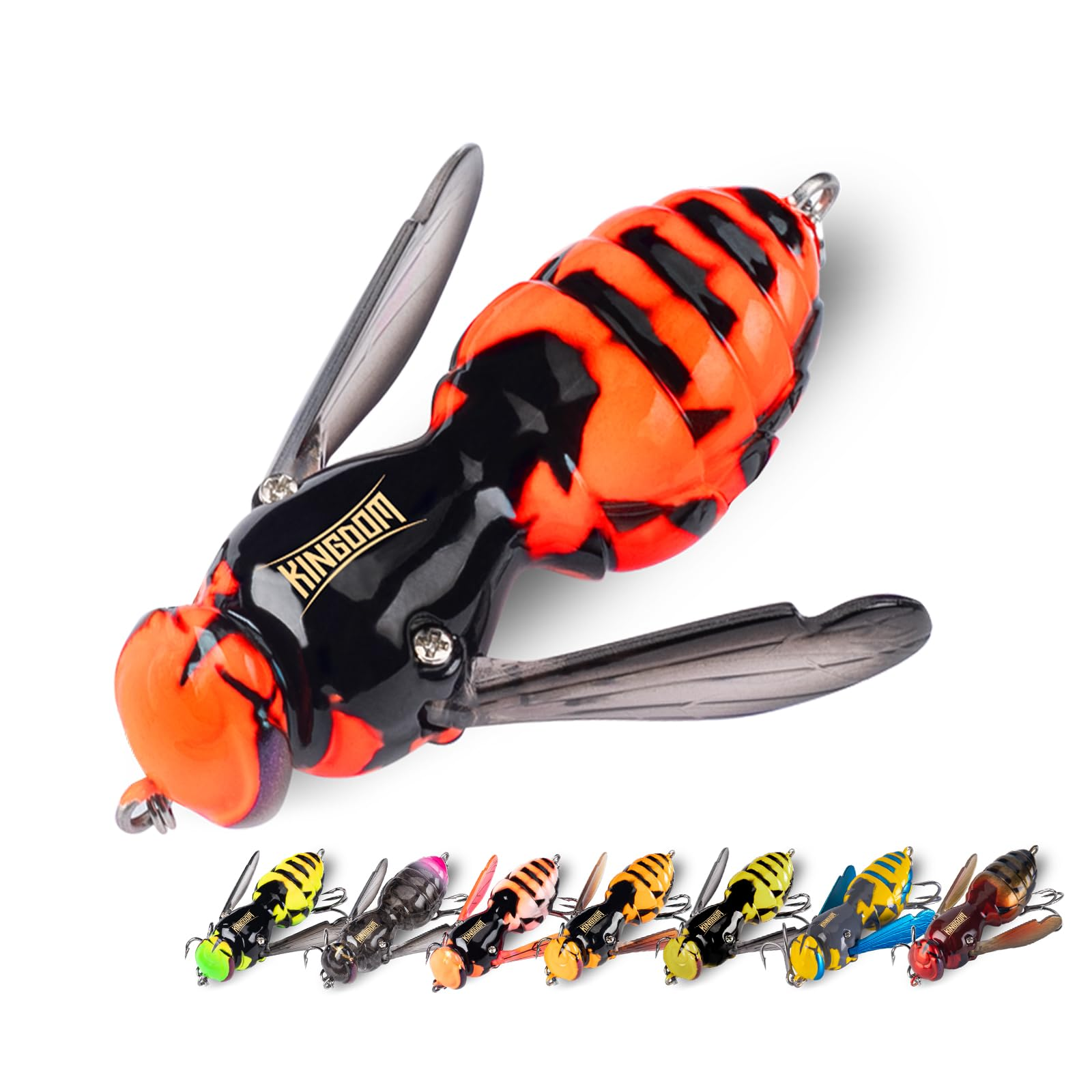 🎣Outdoor Gifts🚣Wasp Crawl Bait – Bionic Floating Fishing Lure for Bass, Carp, Pike, Saltwater & Freshwater