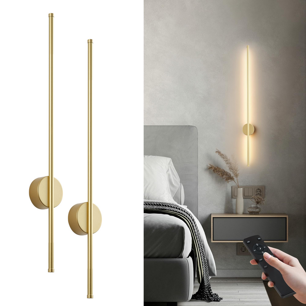 Battery‑Operated LED Wall Sconce – Remote + Touch, No Wiring Needed 💡🏠