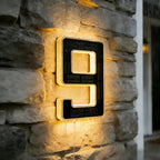 6.7" Solar‑Powered LED House Numbers – Waterproof, Self‑Illuminating 🏡✨