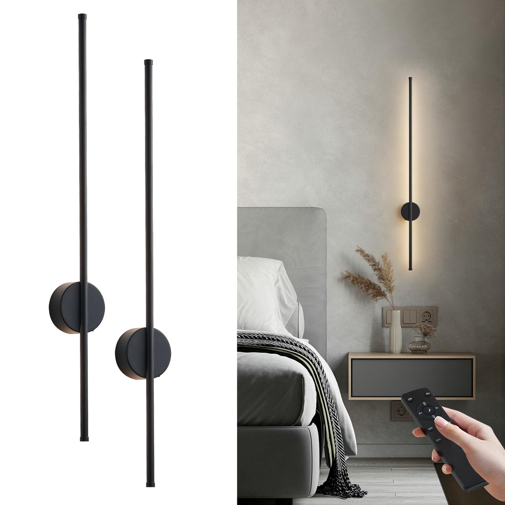 Battery‑Operated LED Wall Sconce – Remote + Touch, No Wiring Needed 💡🏠