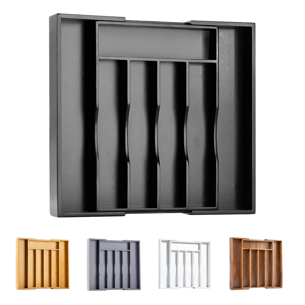 Drawer Organizer for Kitchen, Bathroom & Office – Silverware, Utensil, Makeup & Desk Storage Trays