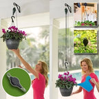 Retractable Pulley Plant Hanger – Easy Lift for 10kg Baskets 🌿🪂