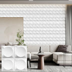3D PVC Wall Panels – Diamond Texture Peel &Stick Tiles  ✨🧱