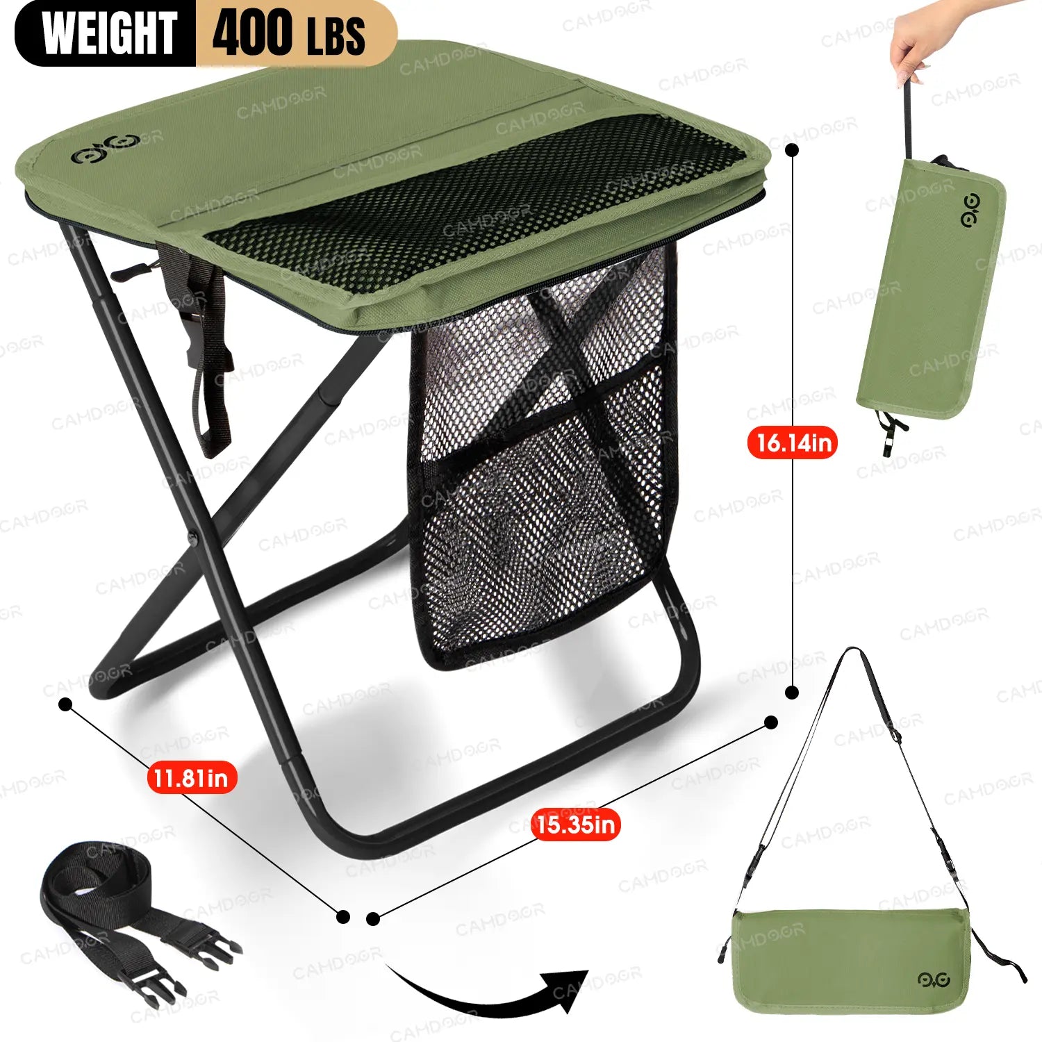 🔥⛰️[Summer Special Offer]Camdoor Ultra-Light Foldable Stool
