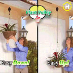 Retractable Pulley Plant Hanger – Easy Lift for 10kg Baskets 🌿🪂