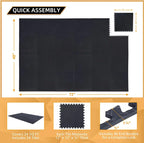 Extra-Thick EVA Foam Floor Tiles – 12″ &24″ Interlocking Mats 🧘🟦